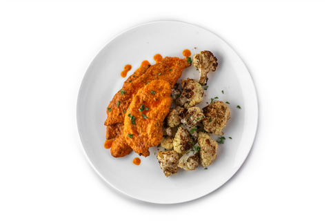 Buffalo Chicken and Cauliflower