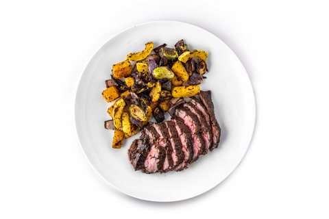 Balsamic Steak with Fall Veggies