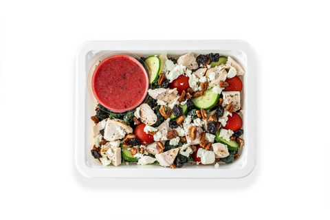 Cherry Bliss Chicken, Quinoa & Kale Salad