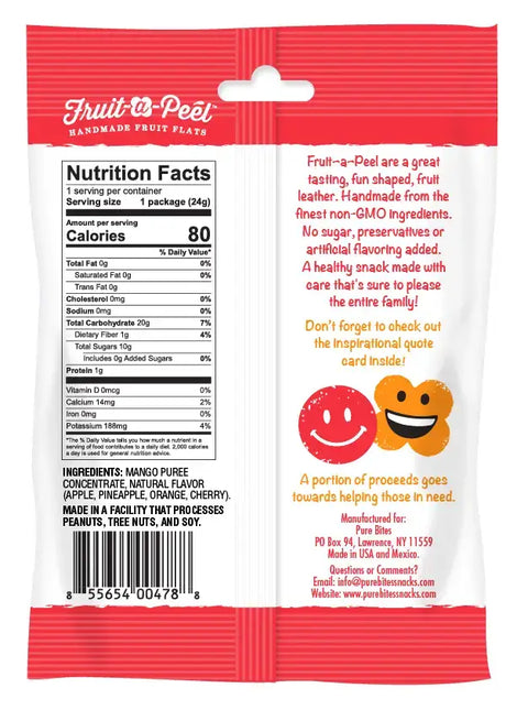 Fruit-a-Peel Fun and Fruity Punch Fruit Flats