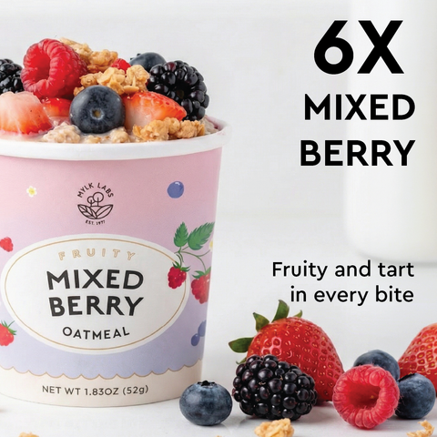 Nut-Free Mixed Berry Oatmeal Cup