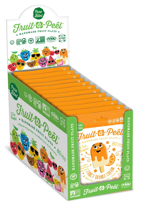 Fruit-a-Peel Tangy Orange Cream Fruit Flats