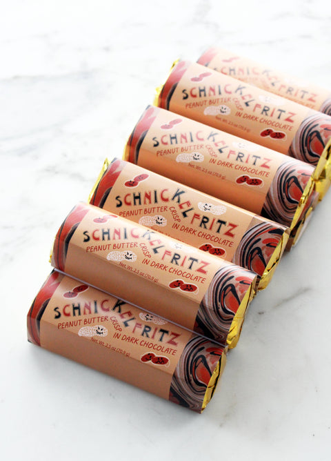 Schnickelfritz: Peanut Butter Crisp Candy Bar (vegan)