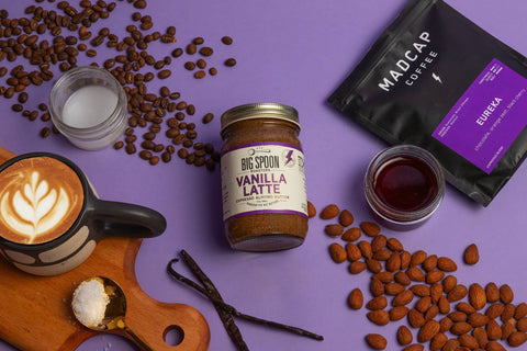 Vanilla Latte Almond Butter: 13oz Jar